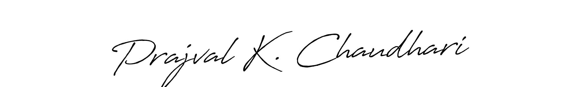 Make a beautiful signature design for name Prajval K. Chaudhari. Use this online signature maker to create a handwritten signature for free. Prajval K. Chaudhari signature style 7 images and pictures png