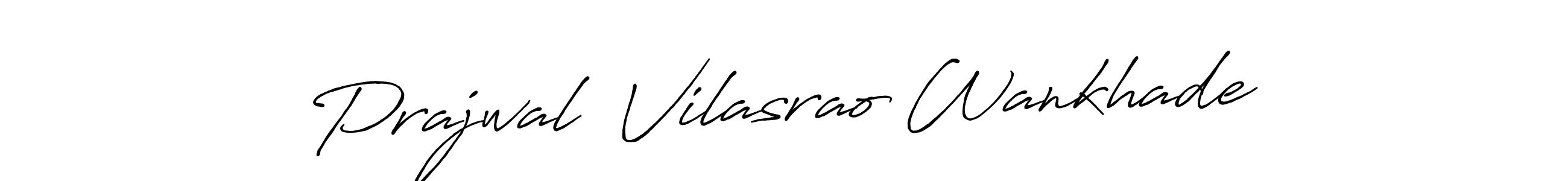 Use a signature maker to create a handwritten signature online. With this signature software, you can design (Antro_Vectra_Bolder) your own signature for name Prajwal  Vilasrao Wankhade. Prajwal  Vilasrao Wankhade signature style 7 images and pictures png