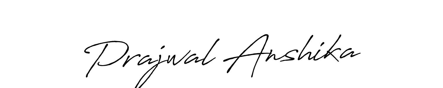 Similarly Antro_Vectra_Bolder is the best handwritten signature design. Signature creator online .You can use it as an online autograph creator for name Prajwal Anshika. Prajwal Anshika signature style 7 images and pictures png