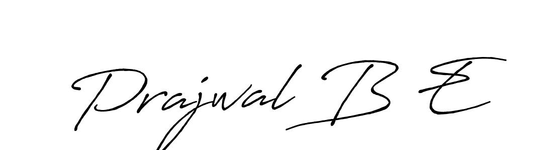 Also You can easily find your signature by using the search form. We will create Prajwal B E name handwritten signature images for you free of cost using Antro_Vectra_Bolder sign style. Prajwal B E signature style 7 images and pictures png