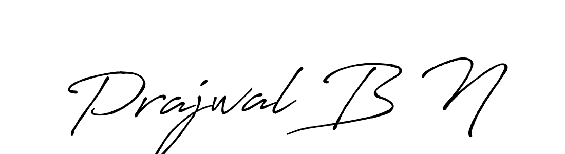 if you are searching for the best signature style for your name Prajwal B N. so please give up your signature search. here we have designed multiple signature styles  using Antro_Vectra_Bolder. Prajwal B N signature style 7 images and pictures png