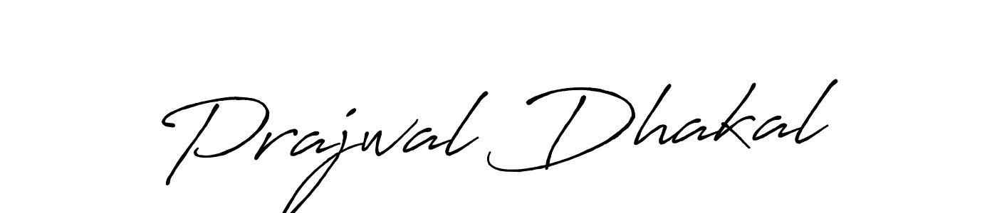 How to make Prajwal Dhakal name signature. Use Antro_Vectra_Bolder style for creating short signs online. This is the latest handwritten sign. Prajwal Dhakal signature style 7 images and pictures png
