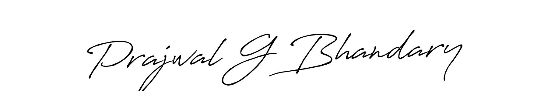 Make a short Prajwal G Bhandary signature style. Manage your documents anywhere anytime using Antro_Vectra_Bolder. Create and add eSignatures, submit forms, share and send files easily. Prajwal G Bhandary signature style 7 images and pictures png