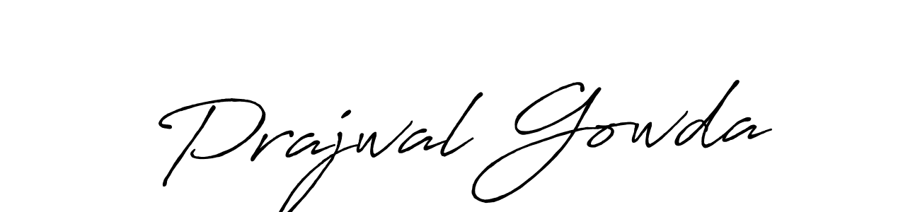Make a short Prajwal Gowda signature style. Manage your documents anywhere anytime using Antro_Vectra_Bolder. Create and add eSignatures, submit forms, share and send files easily. Prajwal Gowda signature style 7 images and pictures png