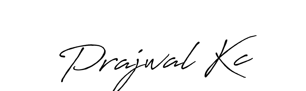 This is the best signature style for the Prajwal Kc name. Also you like these signature font (Antro_Vectra_Bolder). Mix name signature. Prajwal Kc signature style 7 images and pictures png