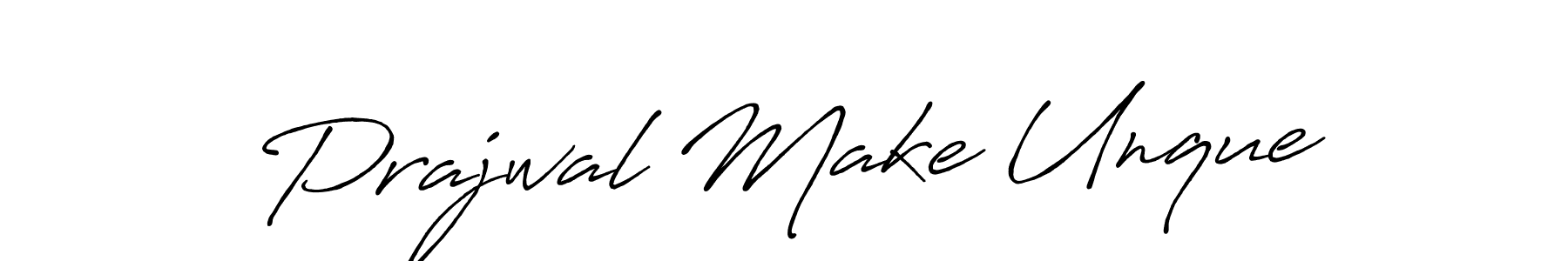 How to make Prajwal Make Unque signature? Antro_Vectra_Bolder is a professional autograph style. Create handwritten signature for Prajwal Make Unque name. Prajwal Make Unque signature style 7 images and pictures png