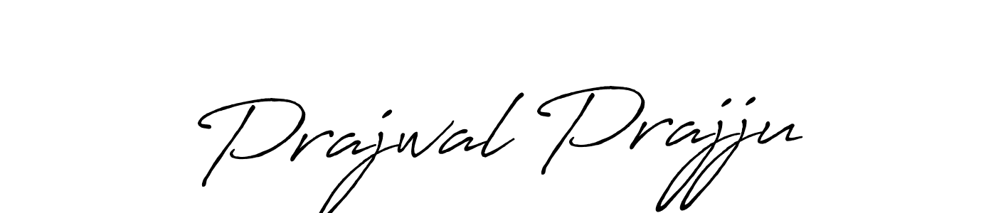 Design your own signature with our free online signature maker. With this signature software, you can create a handwritten (Antro_Vectra_Bolder) signature for name Prajwal Prajju. Prajwal Prajju signature style 7 images and pictures png