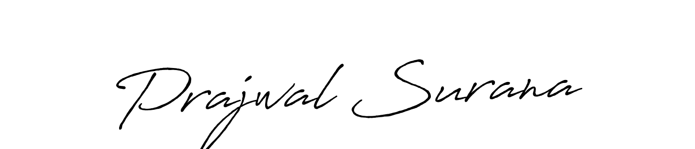 You should practise on your own different ways (Antro_Vectra_Bolder) to write your name (Prajwal Surana) in signature. don't let someone else do it for you. Prajwal Surana signature style 7 images and pictures png