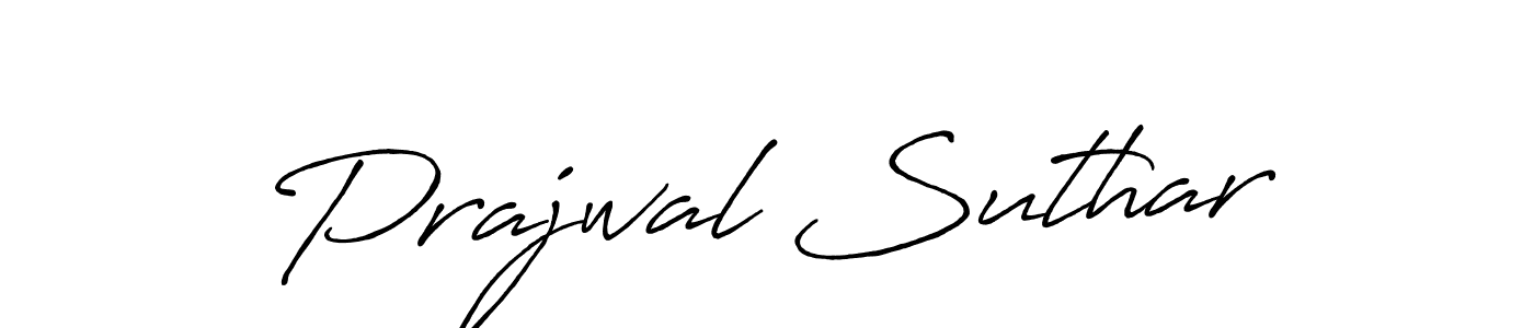 You should practise on your own different ways (Antro_Vectra_Bolder) to write your name (Prajwal Suthar) in signature. don't let someone else do it for you. Prajwal Suthar signature style 7 images and pictures png
