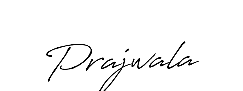 Prajwala stylish signature style. Best Handwritten Sign (Antro_Vectra_Bolder) for my name. Handwritten Signature Collection Ideas for my name Prajwala. Prajwala signature style 7 images and pictures png