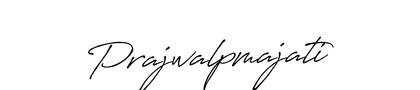 How to make Prajwalpmajati name signature. Use Antro_Vectra_Bolder style for creating short signs online. This is the latest handwritten sign. Prajwalpmajati signature style 7 images and pictures png