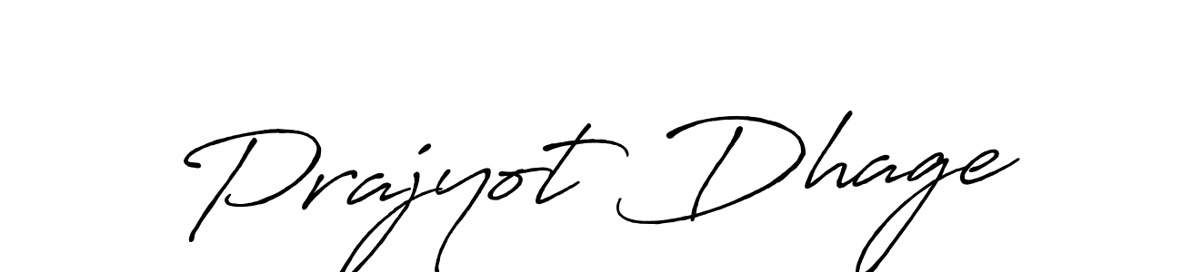 Make a beautiful signature design for name Prajyot Dhage. Use this online signature maker to create a handwritten signature for free. Prajyot Dhage signature style 7 images and pictures png