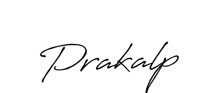 Make a beautiful signature design for name Prakalp. With this signature (Antro_Vectra_Bolder) style, you can create a handwritten signature for free. Prakalp signature style 7 images and pictures png