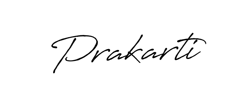 Once you've used our free online signature maker to create your best signature Antro_Vectra_Bolder style, it's time to enjoy all of the benefits that Prakarti name signing documents. Prakarti signature style 7 images and pictures png