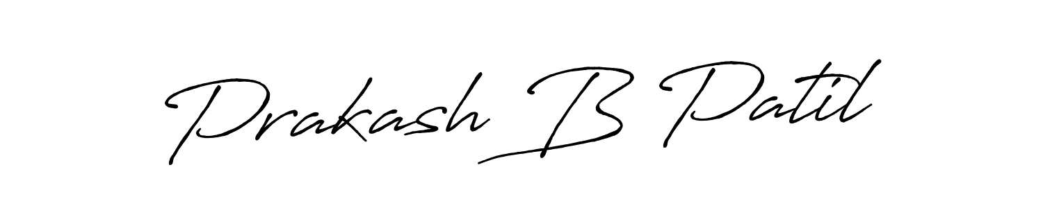 Also You can easily find your signature by using the search form. We will create Prakash B Patil name handwritten signature images for you free of cost using Antro_Vectra_Bolder sign style. Prakash B Patil signature style 7 images and pictures png