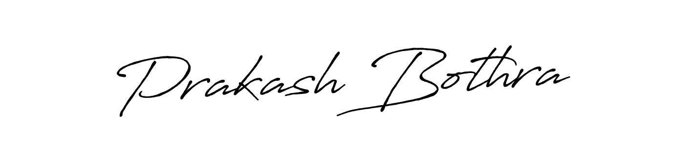 Design your own signature with our free online signature maker. With this signature software, you can create a handwritten (Antro_Vectra_Bolder) signature for name Prakash Bothra. Prakash Bothra signature style 7 images and pictures png