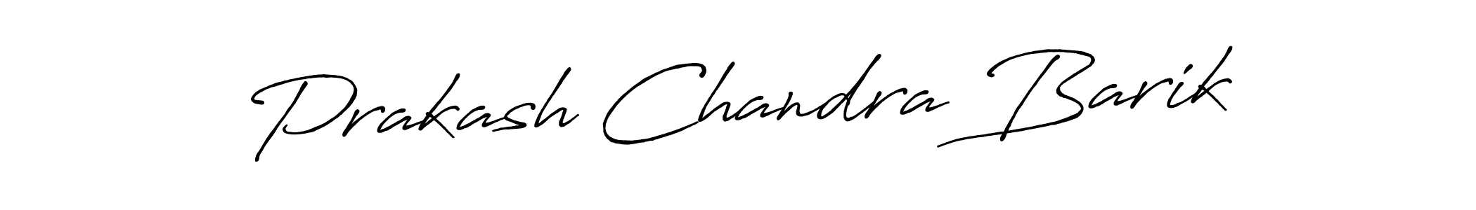 Prakash Chandra Barik stylish signature style. Best Handwritten Sign (Antro_Vectra_Bolder) for my name. Handwritten Signature Collection Ideas for my name Prakash Chandra Barik. Prakash Chandra Barik signature style 7 images and pictures png