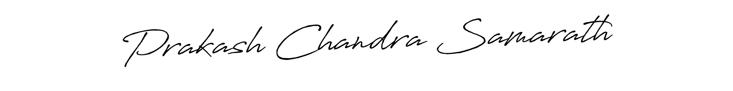 Make a short Prakash Chandra Samarath signature style. Manage your documents anywhere anytime using Antro_Vectra_Bolder. Create and add eSignatures, submit forms, share and send files easily. Prakash Chandra Samarath signature style 7 images and pictures png