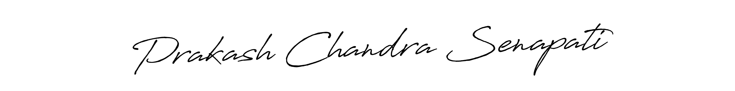 Create a beautiful signature design for name Prakash Chandra Senapati. With this signature (Antro_Vectra_Bolder) fonts, you can make a handwritten signature for free. Prakash Chandra Senapati signature style 7 images and pictures png