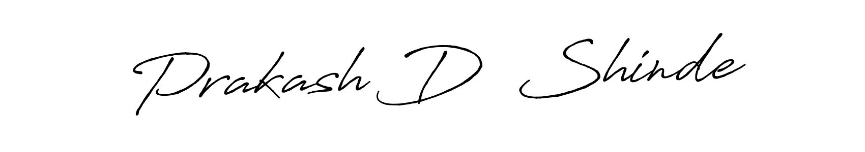 Also we have Prakash D  Shinde name is the best signature style. Create professional handwritten signature collection using Antro_Vectra_Bolder autograph style. Prakash D  Shinde signature style 7 images and pictures png