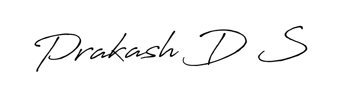 The best way (Antro_Vectra_Bolder) to make a short signature is to pick only two or three words in your name. The name Prakash D S include a total of six letters. For converting this name. Prakash D S signature style 7 images and pictures png