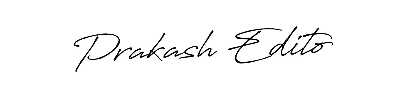 See photos of Prakash Edito official signature by Spectra . Check more albums & portfolios. Read reviews & check more about Antro_Vectra_Bolder font. Prakash Edito signature style 7 images and pictures png