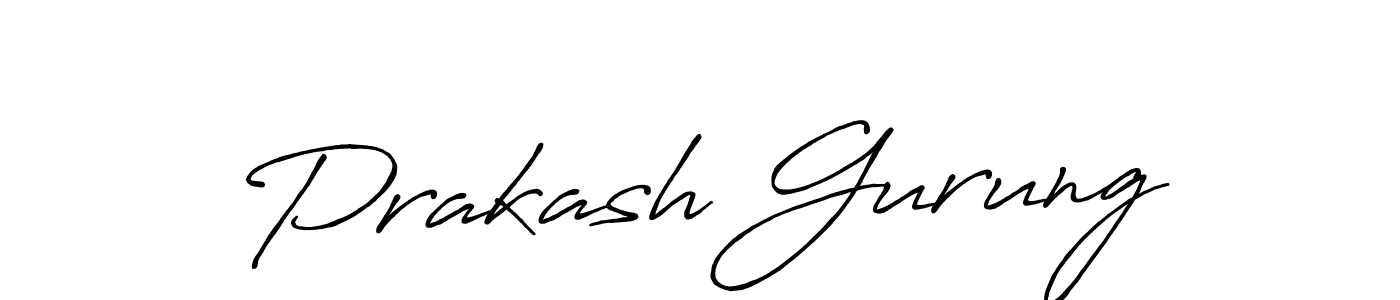 Best and Professional Signature Style for Prakash Gurung. Antro_Vectra_Bolder Best Signature Style Collection. Prakash Gurung signature style 7 images and pictures png
