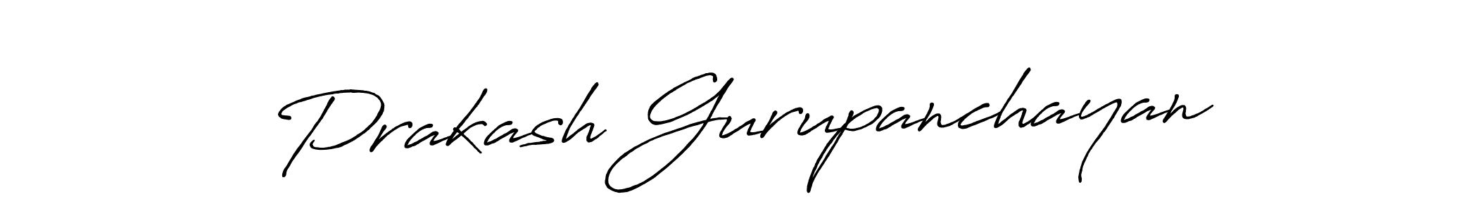 Use a signature maker to create a handwritten signature online. With this signature software, you can design (Antro_Vectra_Bolder) your own signature for name Prakash Gurupanchayan. Prakash Gurupanchayan signature style 7 images and pictures png