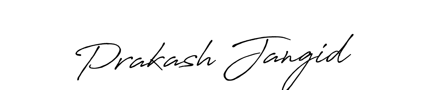 Also You can easily find your signature by using the search form. We will create Prakash Jangid name handwritten signature images for you free of cost using Antro_Vectra_Bolder sign style. Prakash Jangid signature style 7 images and pictures png