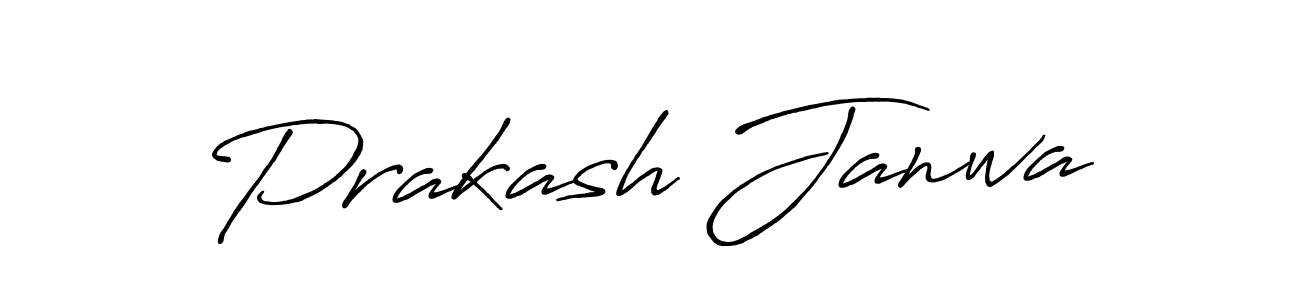 Use a signature maker to create a handwritten signature online. With this signature software, you can design (Antro_Vectra_Bolder) your own signature for name Prakash Janwa. Prakash Janwa signature style 7 images and pictures png