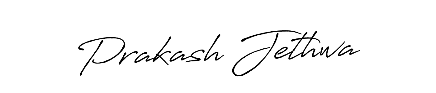 Similarly Antro_Vectra_Bolder is the best handwritten signature design. Signature creator online .You can use it as an online autograph creator for name Prakash Jethwa. Prakash Jethwa signature style 7 images and pictures png