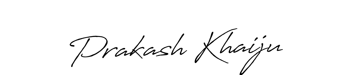 How to make Prakash Khaiju signature? Antro_Vectra_Bolder is a professional autograph style. Create handwritten signature for Prakash Khaiju name. Prakash Khaiju signature style 7 images and pictures png