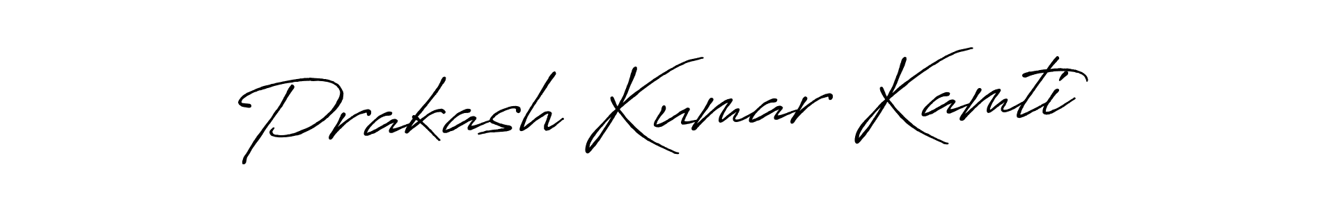 Prakash Kumar Kamti stylish signature style. Best Handwritten Sign (Antro_Vectra_Bolder) for my name. Handwritten Signature Collection Ideas for my name Prakash Kumar Kamti. Prakash Kumar Kamti signature style 7 images and pictures png