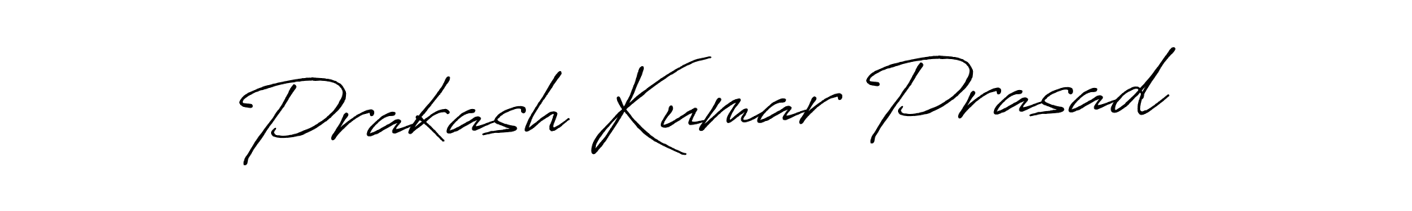 Antro_Vectra_Bolder is a professional signature style that is perfect for those who want to add a touch of class to their signature. It is also a great choice for those who want to make their signature more unique. Get Prakash Kumar Prasad name to fancy signature for free. Prakash Kumar Prasad signature style 7 images and pictures png