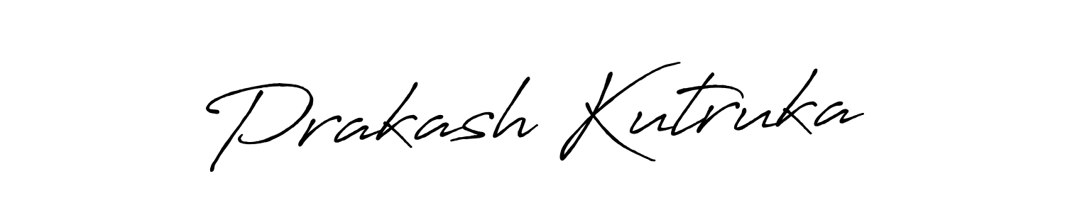 Similarly Antro_Vectra_Bolder is the best handwritten signature design. Signature creator online .You can use it as an online autograph creator for name Prakash Kutruka. Prakash Kutruka signature style 7 images and pictures png