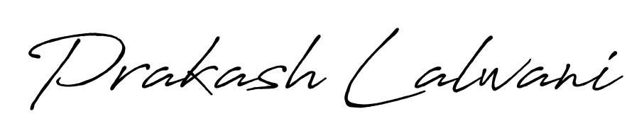 A dynamic signature style for Prakash Lalwani using Antro_Vectra_Bolder script. Designed to look authentic, handwritten, and professional. Prakash Lalwani signature style 7 images and pictures png