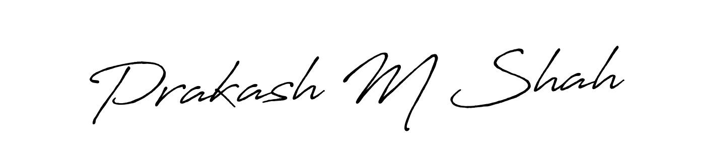 if you are searching for the best signature style for your name Prakash M Shah. so please give up your signature search. here we have designed multiple signature styles  using Antro_Vectra_Bolder. Prakash M Shah signature style 7 images and pictures png