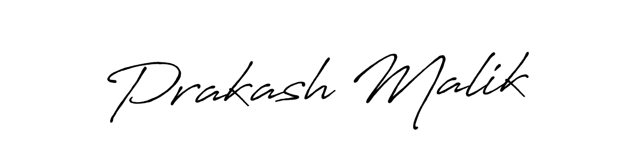 Prakash Malik stylish signature style. Best Handwritten Sign (Antro_Vectra_Bolder) for my name. Handwritten Signature Collection Ideas for my name Prakash Malik. Prakash Malik signature style 7 images and pictures png