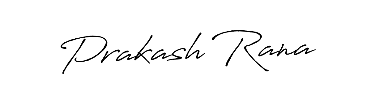Design your own signature with our free online signature maker. With this signature software, you can create a handwritten (Antro_Vectra_Bolder) signature for name Prakash Rana. Prakash Rana signature style 7 images and pictures png
