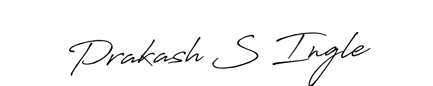 Use a signature maker to create a handwritten signature online. With this signature software, you can design (Antro_Vectra_Bolder) your own signature for name Prakash S Ingle. Prakash S Ingle signature style 7 images and pictures png
