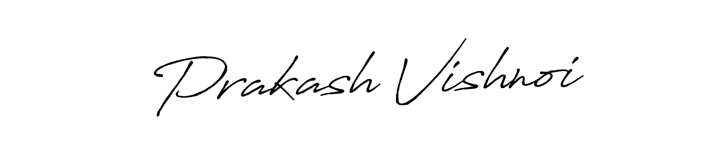 Use a signature maker to create a handwritten signature online. With this signature software, you can design (Antro_Vectra_Bolder) your own signature for name Prakash Vishnoi. Prakash Vishnoi signature style 7 images and pictures png