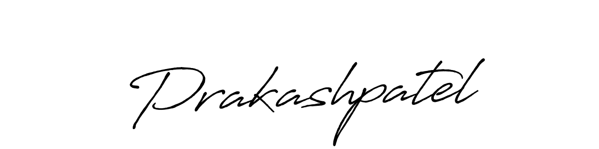 How to make Prakashpatel signature? Antro_Vectra_Bolder is a professional autograph style. Create handwritten signature for Prakashpatel name. Prakashpatel signature style 7 images and pictures png