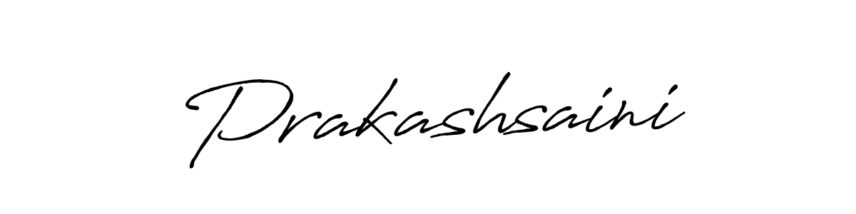 It looks lik you need a new signature style for name Prakashsaini. Design unique handwritten (Antro_Vectra_Bolder) signature with our free signature maker in just a few clicks. Prakashsaini signature style 7 images and pictures png