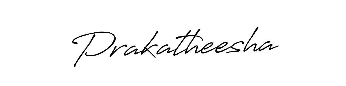 How to make Prakatheesha name signature. Use Antro_Vectra_Bolder style for creating short signs online. This is the latest handwritten sign. Prakatheesha signature style 7 images and pictures png