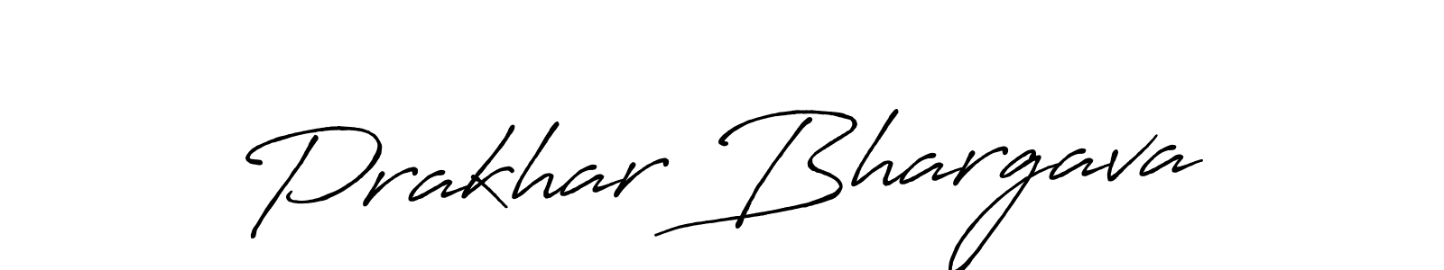 Use a signature maker to create a handwritten signature online. With this signature software, you can design (Antro_Vectra_Bolder) your own signature for name Prakhar Bhargava. Prakhar Bhargava signature style 7 images and pictures png