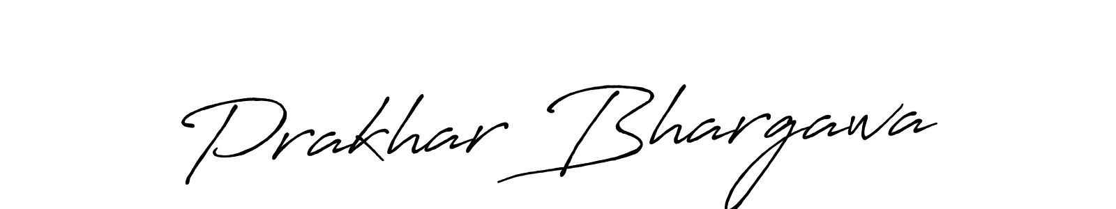 Use a signature maker to create a handwritten signature online. With this signature software, you can design (Antro_Vectra_Bolder) your own signature for name Prakhar Bhargawa. Prakhar Bhargawa signature style 7 images and pictures png