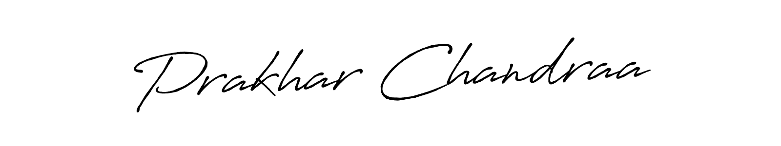 The best way (Antro_Vectra_Bolder) to make a short signature is to pick only two or three words in your name. The name Prakhar Chandraa include a total of six letters. For converting this name. Prakhar Chandraa signature style 7 images and pictures png