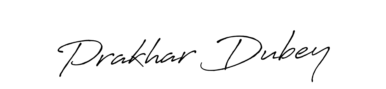 Use a signature maker to create a handwritten signature online. With this signature software, you can design (Antro_Vectra_Bolder) your own signature for name Prakhar Dubey. Prakhar Dubey signature style 7 images and pictures png