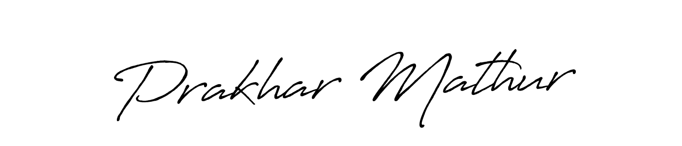 It looks lik you need a new signature style for name Prakhar Mathur. Design unique handwritten (Antro_Vectra_Bolder) signature with our free signature maker in just a few clicks. Prakhar Mathur signature style 7 images and pictures png