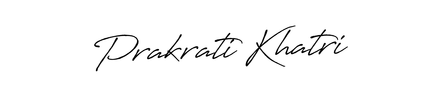 Make a short Prakrati Khatri signature style. Manage your documents anywhere anytime using Antro_Vectra_Bolder. Create and add eSignatures, submit forms, share and send files easily. Prakrati Khatri signature style 7 images and pictures png